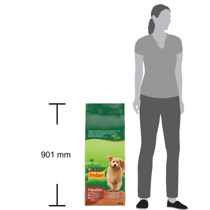 PURINA® FRISKIES®  Digestion con Buey, Cordero y Verduras
