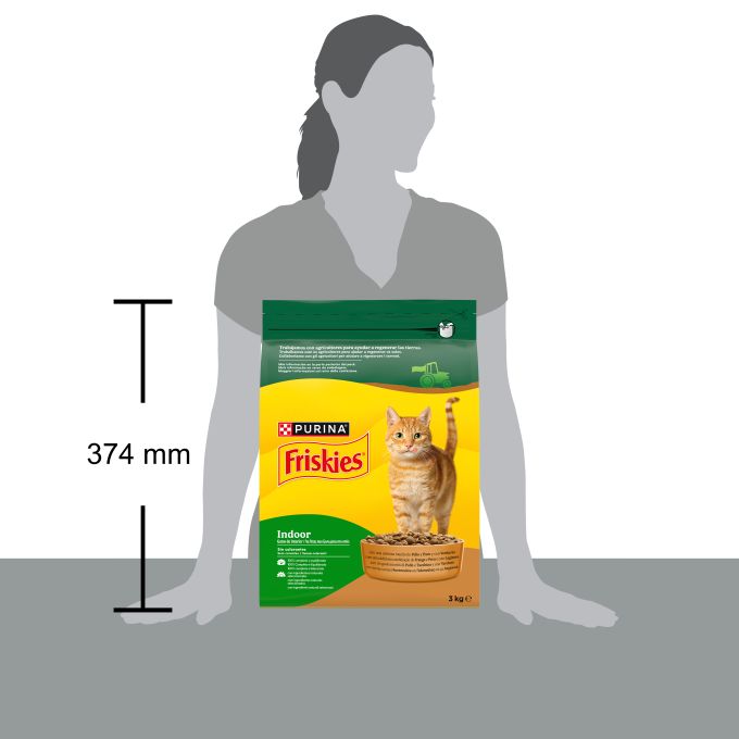 PURINA® FRISKIES®  Interior con Pollo, Pavo y Verduras