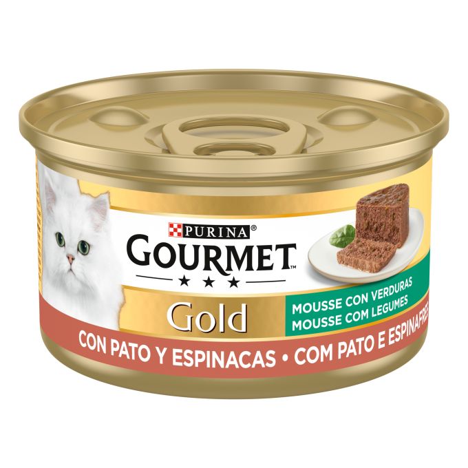 PURINA® GOURMET® Gold   Mousse Pato y Espinacas