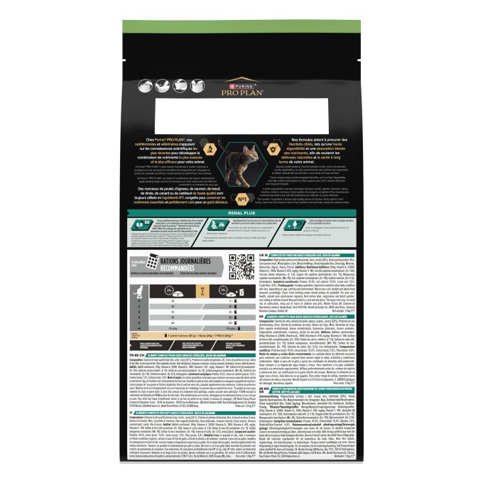 PURINA® PRO PLAN®  Gato STERILISED Adult 1+ RENAL PLUS Salmón