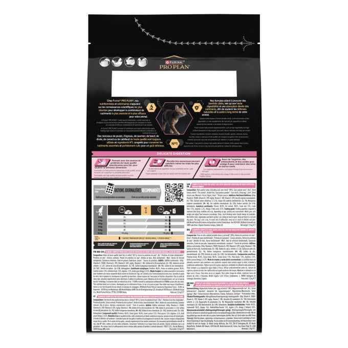 PURINA® PRO PLAN®  Gato Adult 1+ DELICATE DIGESTION Pavo