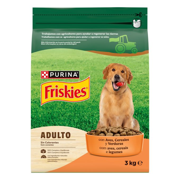 PURINA® FRISKIES®  Adulto con Aves y Verduras