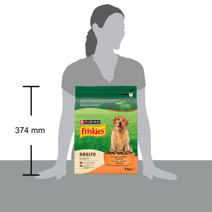 PURINA® FRISKIES®  Adulto con Aves y Verduras