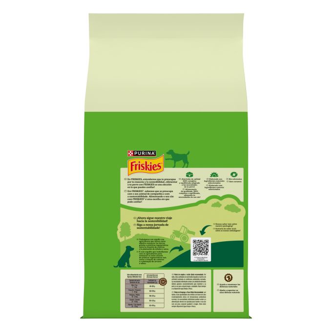 PURINA® FRISKIES®  Adulto con Buey, Cereales y Verduras