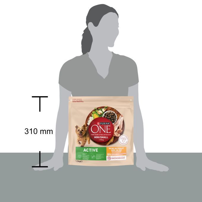 PURINA® ONE®  Activo Perro Pollo y Arroz