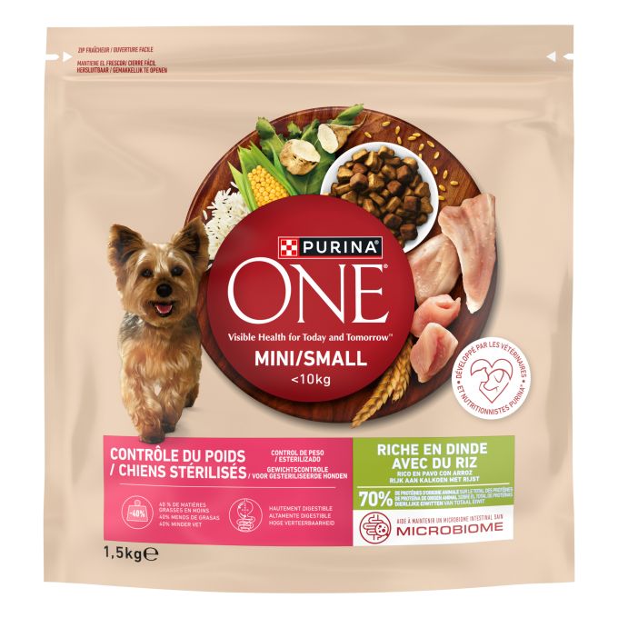 PURINA® ONE®  Weight Control Perro Pavo y Arroz