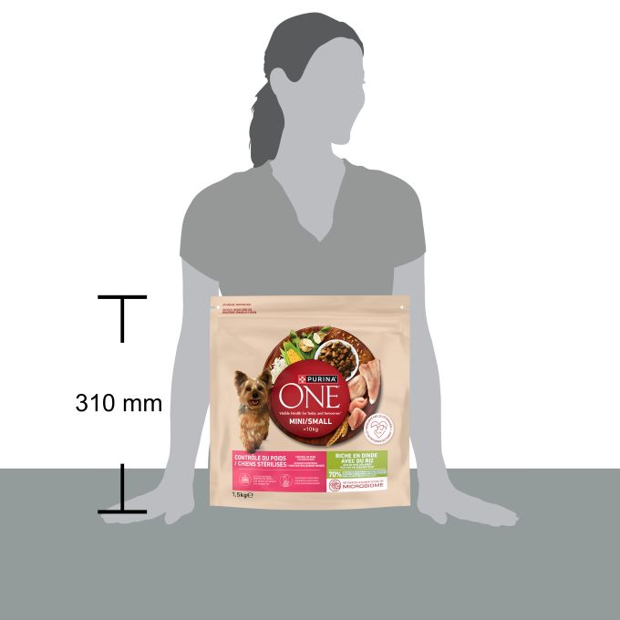 PURINA® ONE®  Weight Control Perro Pavo y Arroz
