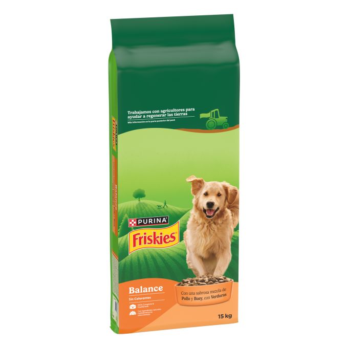 PURINA® FRISKIES®  Balance con Pollo, Buey y Verduras
