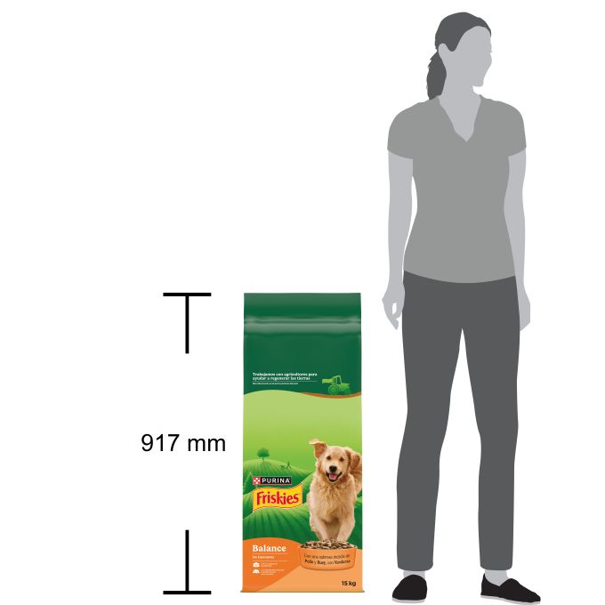 PURINA® FRISKIES®  Balance con Pollo, Buey y Verduras