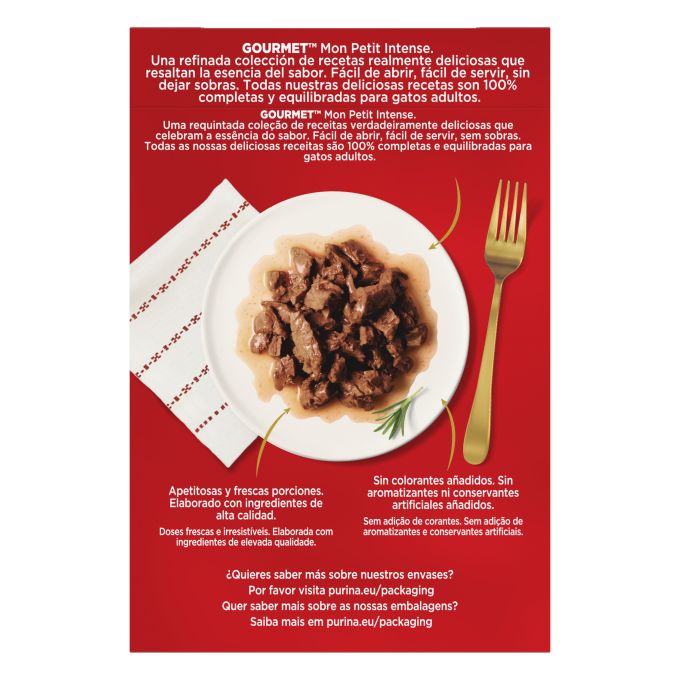 PURINA® GOURMET® Mon Petit Selección de Carnes