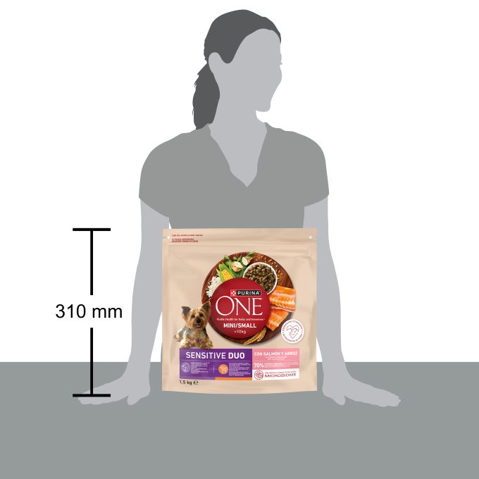 PURINA® ONE®  Delicate Perro Salmón y Arroz