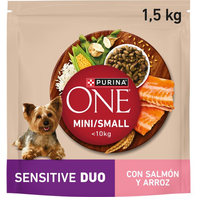 PURINA® ONE®  Delicate Perro Salmón y Arroz