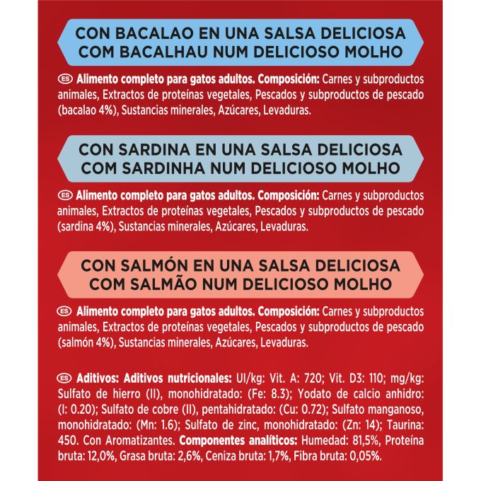PURINA® GOURMET® Mon Petit Selección de Pescados