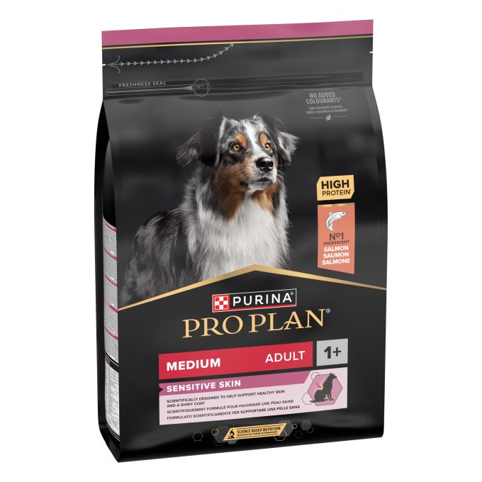 PURINA® PRO PLAN®  Medium Adult SENSITIVE SKIN Salmón
