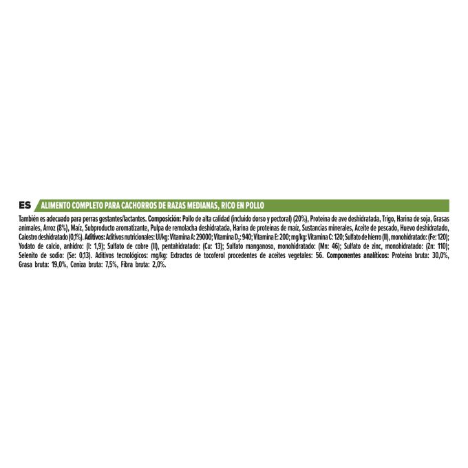 PURINA® PRO PLAN®  Puppy Medium HEALTHY START Pollo