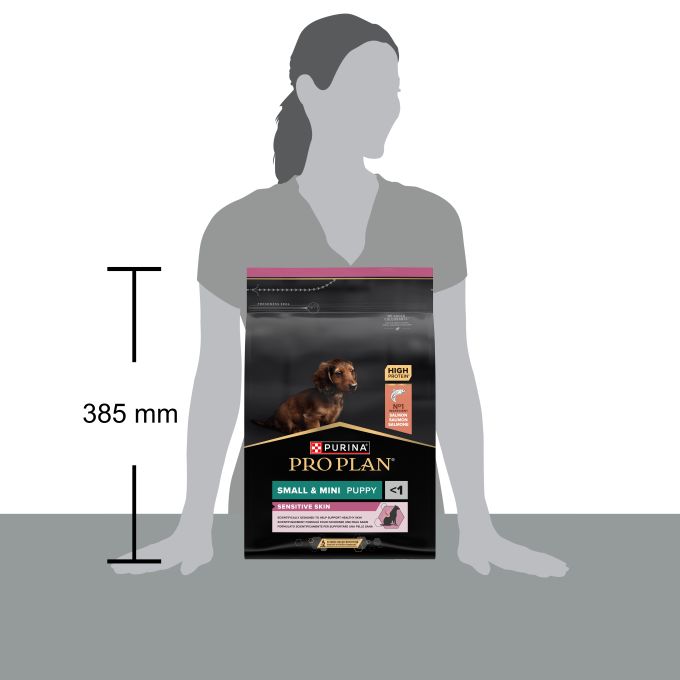 PURINA® PRO PLAN®  Puppy Small & Mini SENSITIVE SKIN Salmón