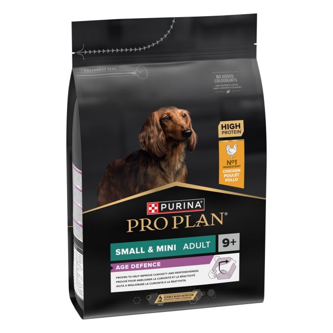 PURINA® PRO PLAN®  Small & Mini Adult 9+ AGE DEFENCE Pollo