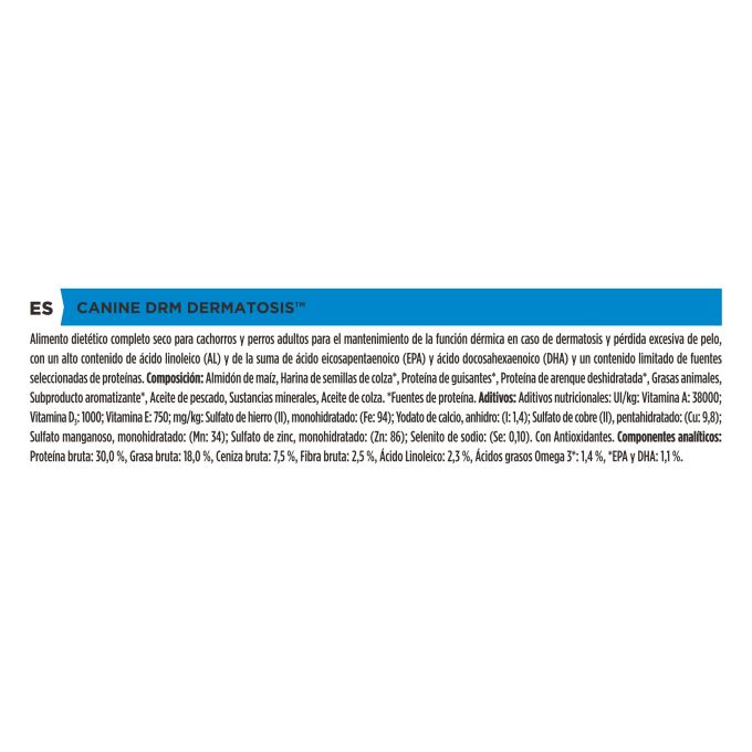 PURINA® PRO PLAN® VETERINARY DIETS  CANINE DRM Dermatosis