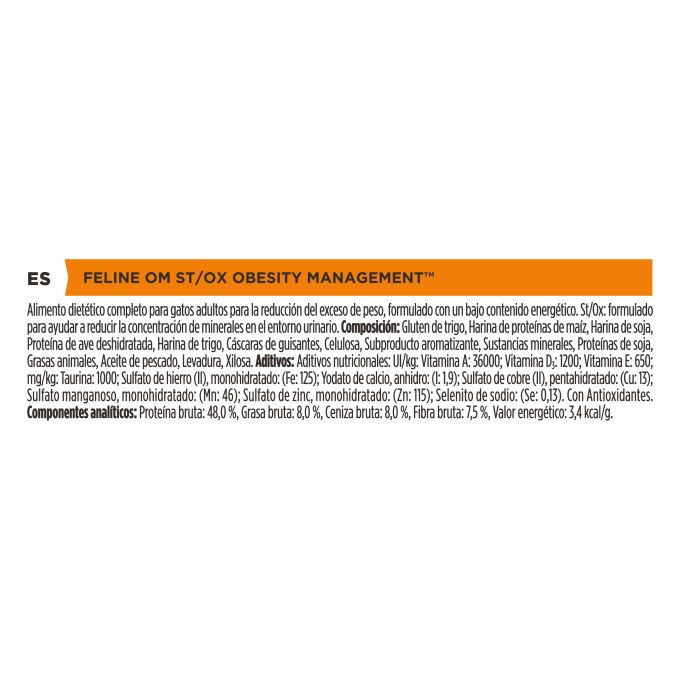 PURINA® PRO PLAN® VETERINARY DIETS  FELINE OM Obesity Management