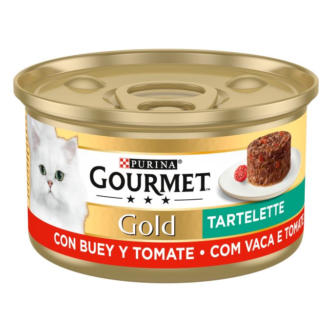 PURINA® GOURMET® Gold   Tartelette con Buey y Tomate