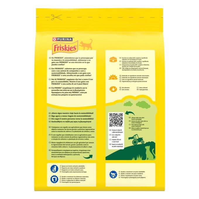 PURINA® FRISKIES®  Esterilizado con Pollo, Pavo y Verduras