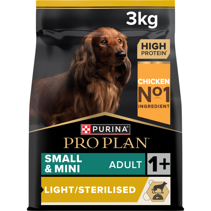 PURINA®  PRO PLAN®  Adult Small & Mini Light /Sterilised 3kg