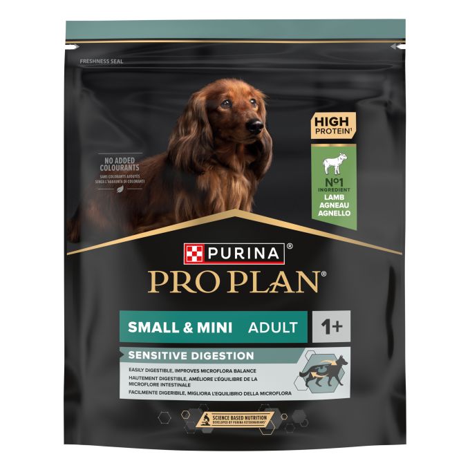 PURINA® PRO PLAN®  Small & Mini Adult SENSITIVE DIGESTION Cordero