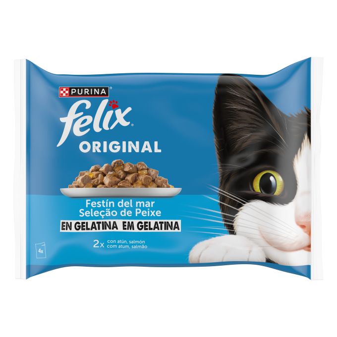 PURINA® FELIX® Original Festín del Mar en Gelatina