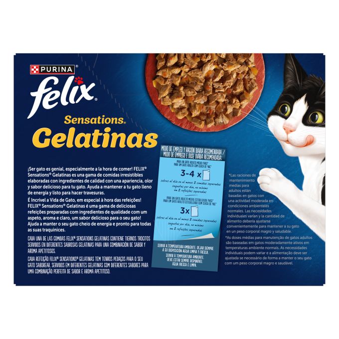 PURINA® FELIX® Sensations Festin de Sabores en Gelatina