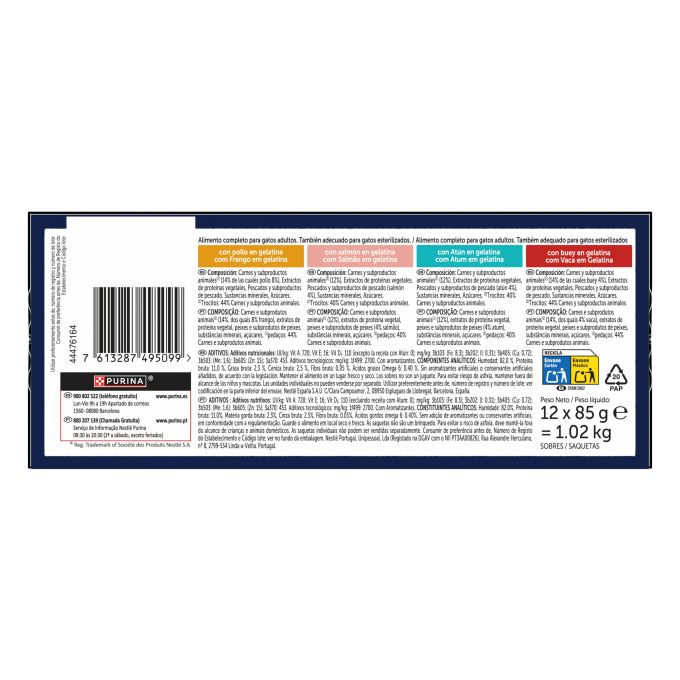 PURINA® FELIX® Fantastic Selecciones Favoritas en Gelatina