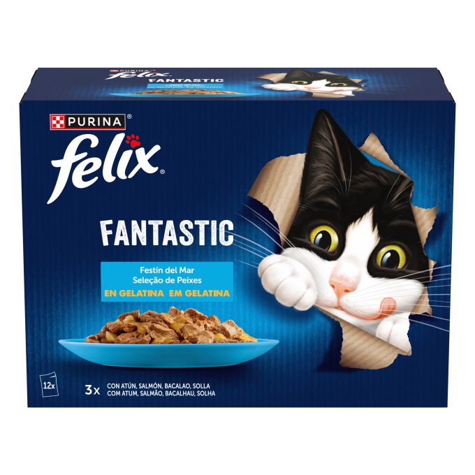 PURINA® FELIX® Fantastic Festín del Mar en Gelatina
