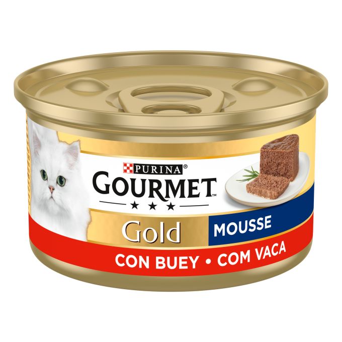 PURINA® GOURMET® Gold   Mousse con Buey