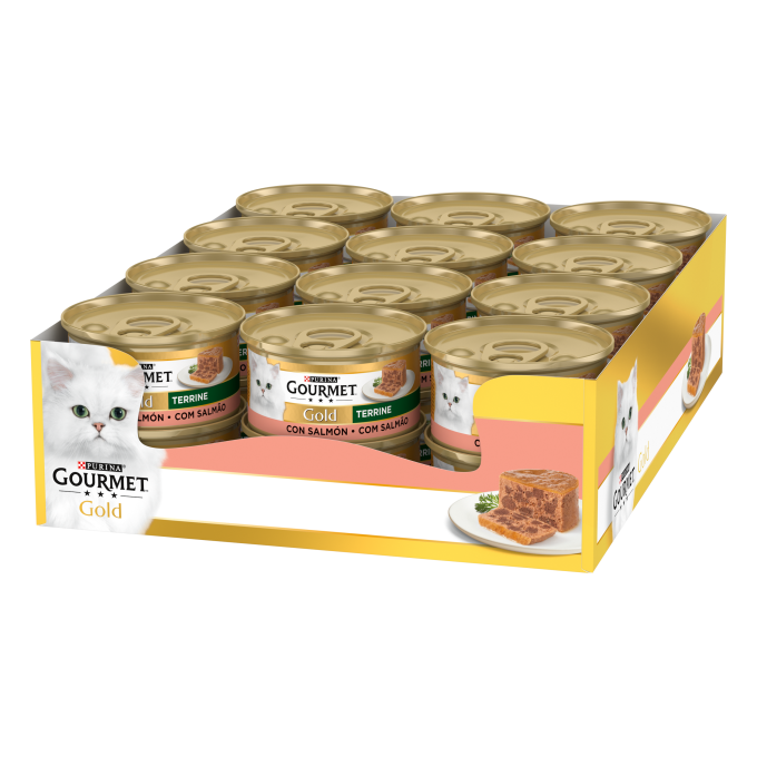 PURINA® GOURMET® Gold  Terrine con Salmón