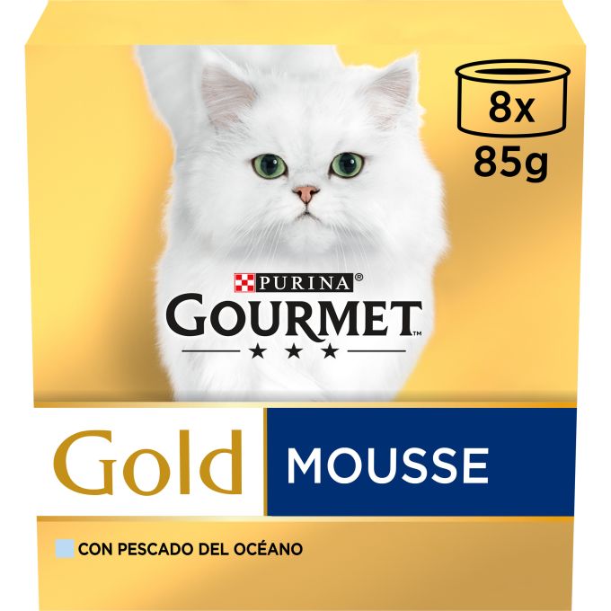 PURINA® GOURMET® Gold   Mousse Pescado del Océano