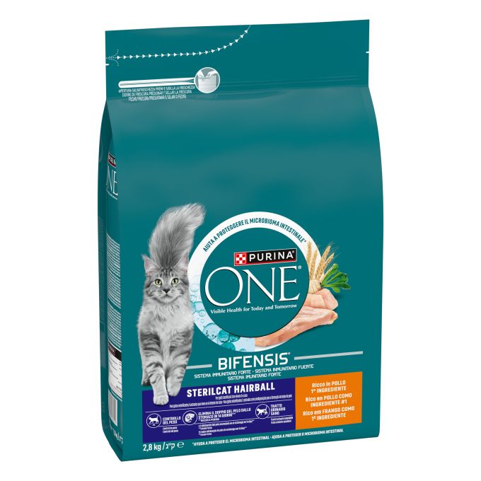PURINA® ONE® BIFENSIS Bifensis Esterilizado Bolas de  PELO