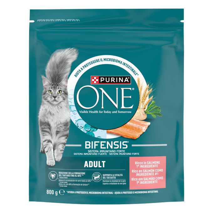 PURINA® ONE® BIFENSIS Bifensis Adulto Gato seco Rico en Salmón