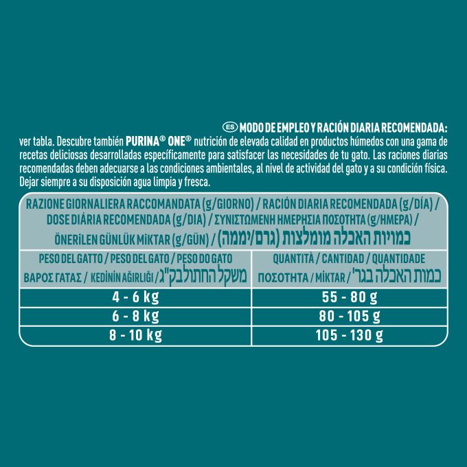 PURINA® ONE® BIFENSIS Bifensis ESTERILIZADO SALMON