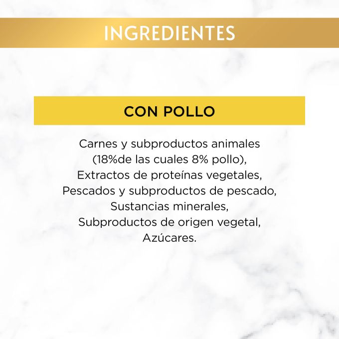 PURINA® GOURMET® Gold  Delicias Suculentas Pollo