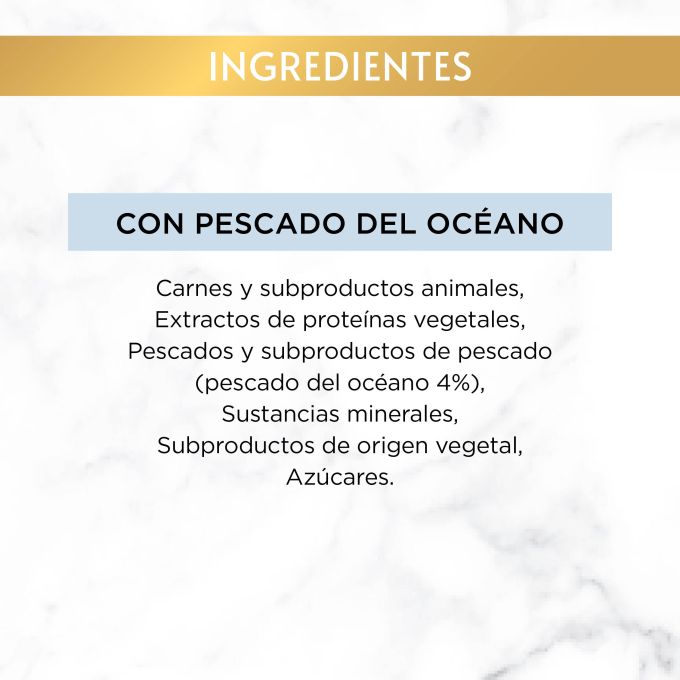 PURINA® GOURMET® Gold  Delicias Suculentas Pescado del Océano