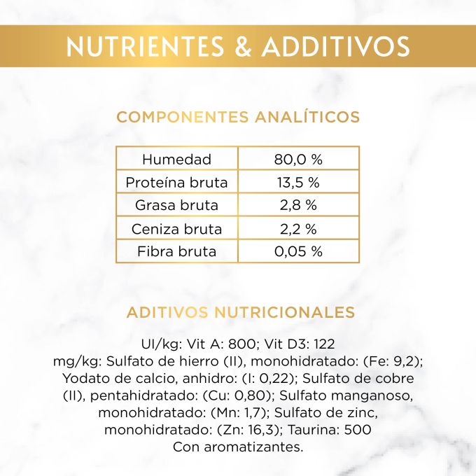 PURINA® GOURMET® Gold  Delicias Suculentas Pescado del Océano