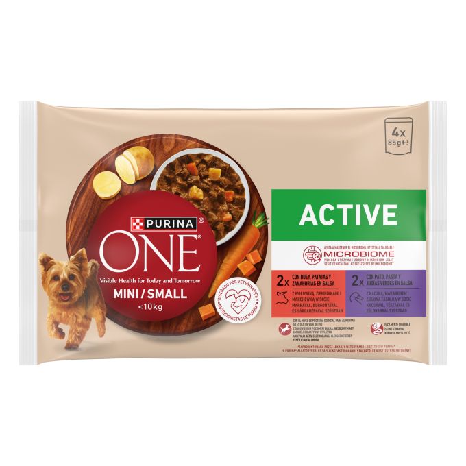 PURINA® ONE®  Active Perro Buey y Pato