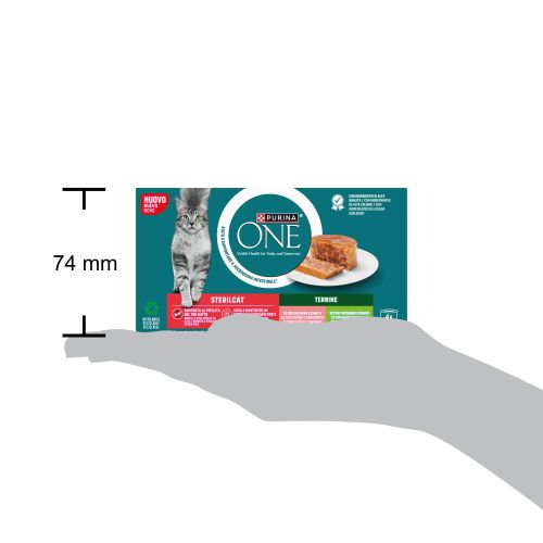Purina® ONE® Esterilizado Terrine con Salmón y Zanahorias