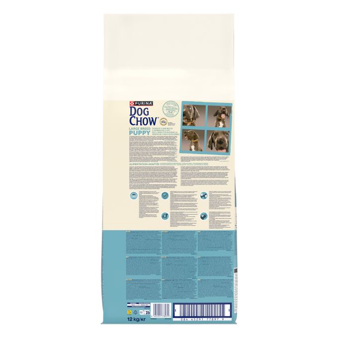PURINA® DOG CHOW®  Dog Chow Cachorro Raza Grande Pavo 12 kg