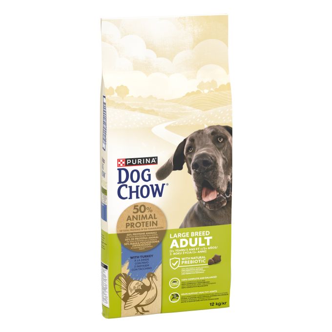 PURINA® DOG CHOW®  Dog Chow Adulto Raza Grande Pavo 12kg