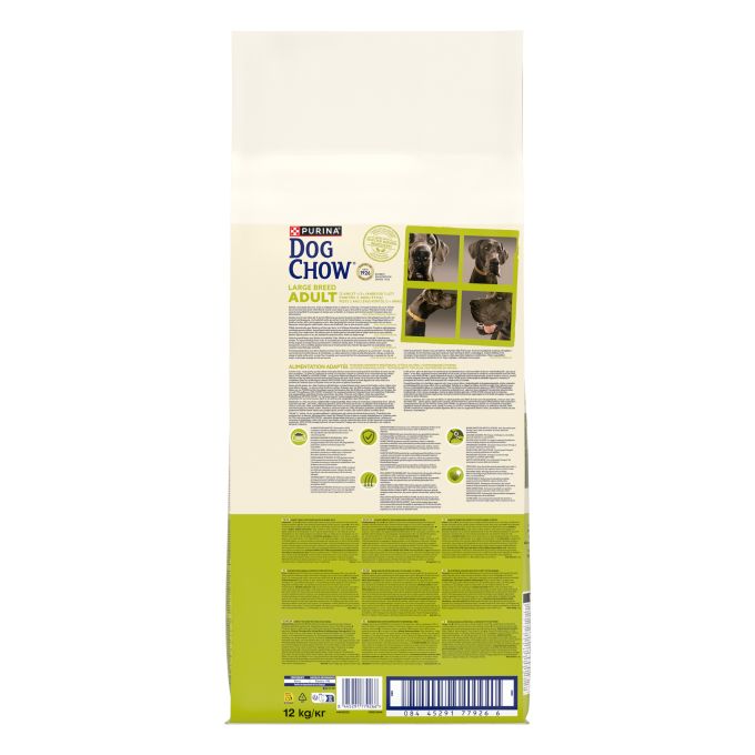 PURINA® DOG CHOW®  Dog Chow Adulto Raza Grande Pavo 12kg