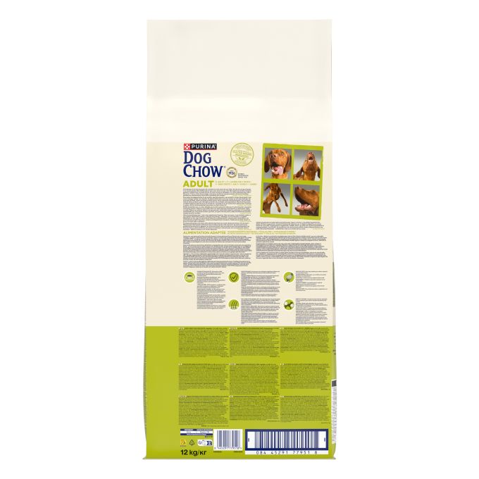 PURINA® DOG CHOW®  Dog Chow Adulto con Codero 12kg
