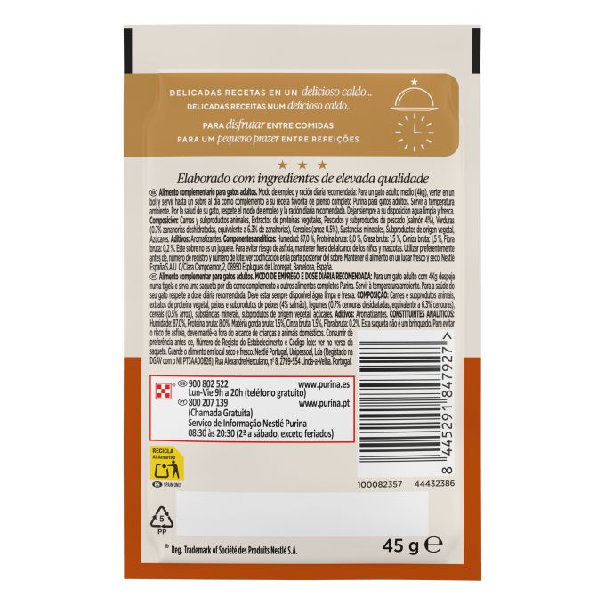 PURINA® GOURMET® SOUP ROYALE con Salmón