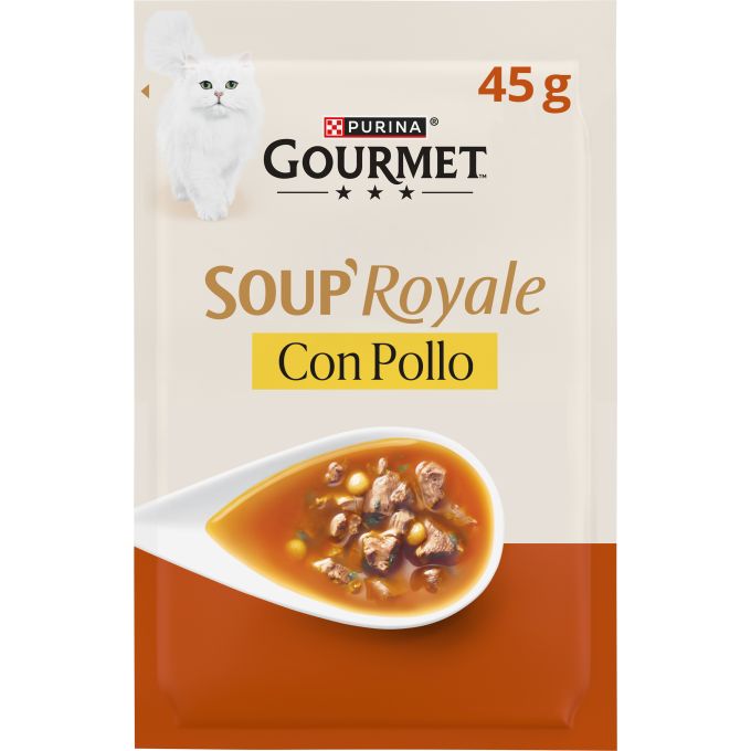 PURINA® GOURMET® SOUP ROYALE con Pollo
