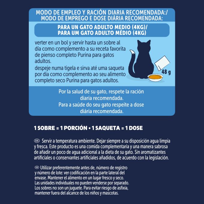 PURINA® FELIX® Soup Time Original con Bacalao