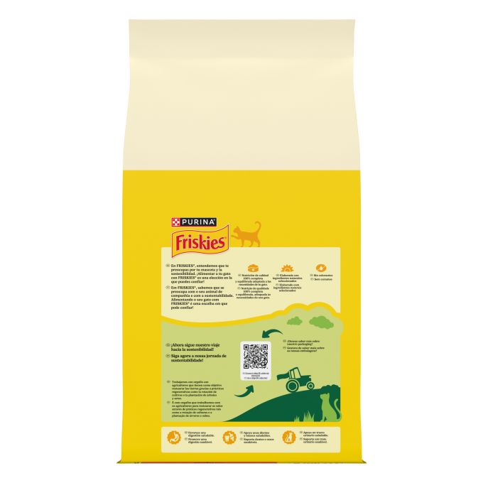 PURINA® FRISKIES®  PURINA® FRISKIES® Gato ADLT Bf Chk Veg 7.5kg